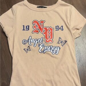 NY Angel Energy Tan T-Shirt